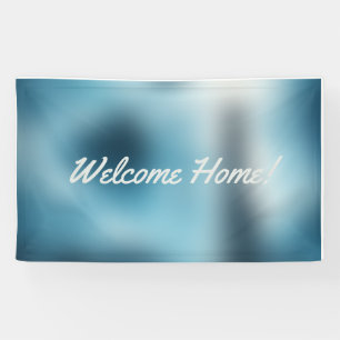 Welcome Home custom Vinyl Banner 3' x 5' Banner