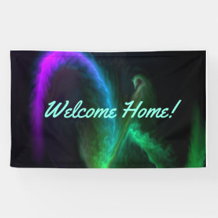 Welcome Home custom Vinyl Banner 3' x 5' Banner
