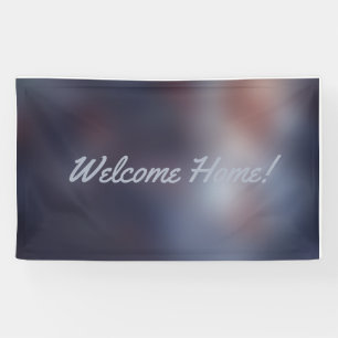 Welcome Home custom Vinyl Banner 3' x 5' Banner