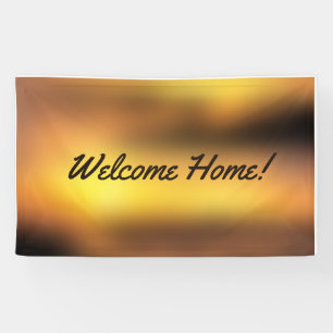 Welcome Home custom Vinyl Banner 3' x 5' Banner