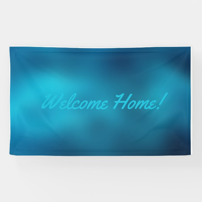 Welcome Home custom Vinyl Banner 3' x 5' Banner (Horizontal)