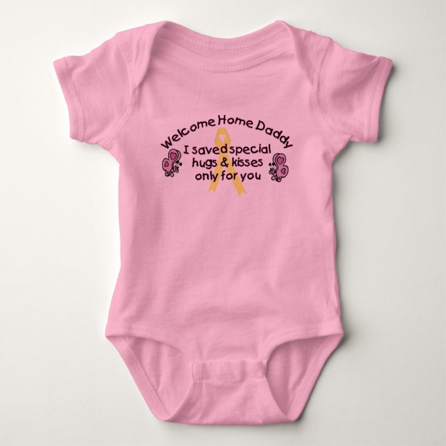 Welcome Home Daddy Baby Bodysuit (Front)