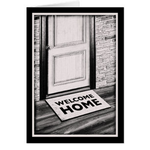 welcome home door mat photograph
