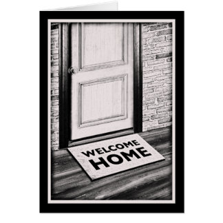 welcome home door mat photograph