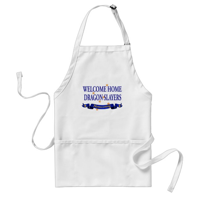 Welcome Home Dragon Slayers Standard Apron (Front)