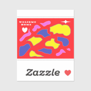 Welcome home dsigned for you red and yellow loud