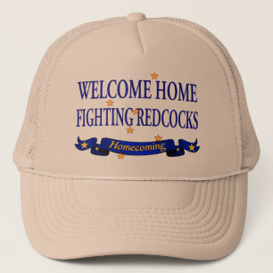 Welcome Home Fighting Redcocks Trucker Hat