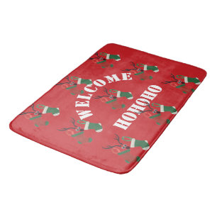 Welcome Home For Christmas  Bath Mat