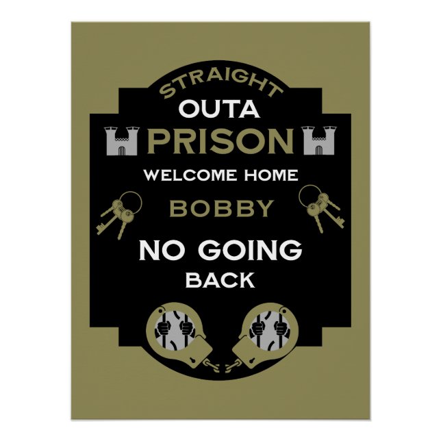 Welcome Home From Prison Poster (Front)