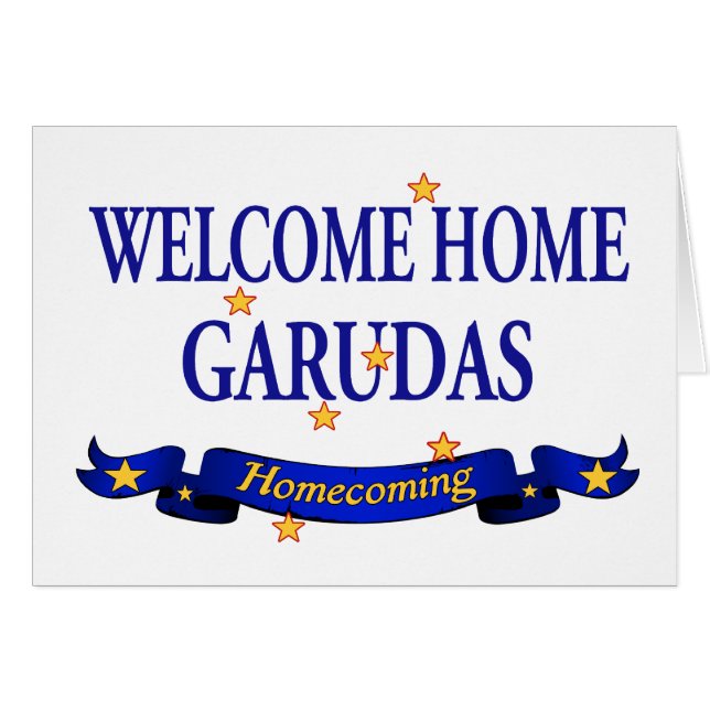 Welcome Home Garudas (Front Horizontal)