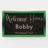 Welcome Home Gold Confetti, Bright Green