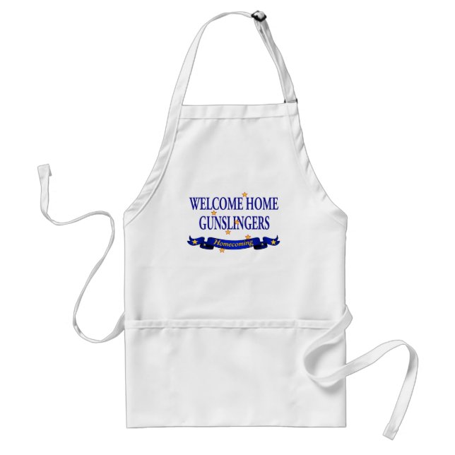 Welcome Home Gunslingers Standard Apron (Front)