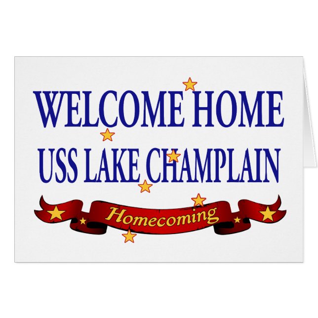 Welcome Home Lake Champlain (Front Horizontal)