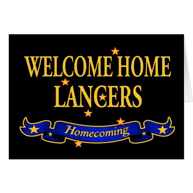 Welcome Home Lancers (Front Horizontal)