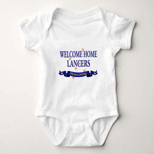 Welcome Home Lancers Baby Bodysuit (Front)