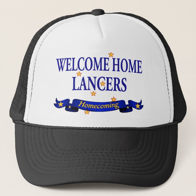 Welcome Home Lancers Trucker Hat (Front)