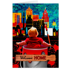 Welcome Home, Let's Paint the Town Red Card