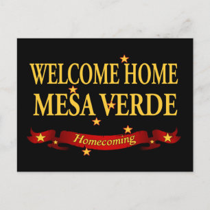 Welcome Home Mesa Verde Postcard