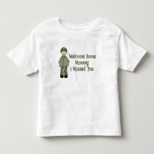 Welcome Home Mummy Army Brat (Son) Toddler T-Shirt