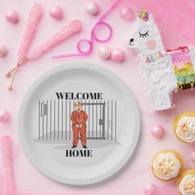 Welcome Home Paper Plate (Party)