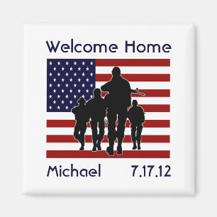 Welcome Home Personalised Magnet Favour