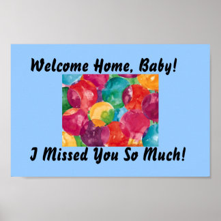 Welcome home poster