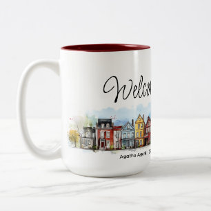 Welcome Home Real Estate Closing Gift Two-Tone Coffee Mug