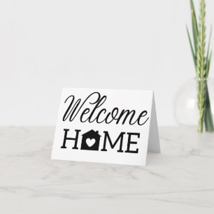 Welcome Home! Real Estate Construction Card
