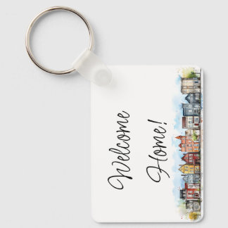 Welcome Home Real Estate Marketing Key Ring