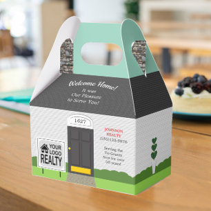 Welcome Home Realtor Logo Large Favour Box