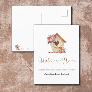 Welcome Home Realtor Personalised   Postcard