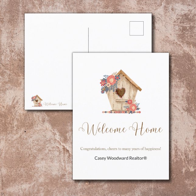 Welcome Home Realtor Personalised   Postcard (Creator Uploaded)