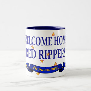 Welcome Home Red Rippers Two-Tone Coffee Mug