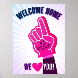 Welcome Home Returned Missionary Poster