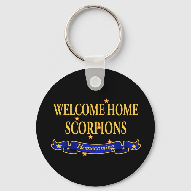 Welcome Home Scorpions Key Ring (Front)