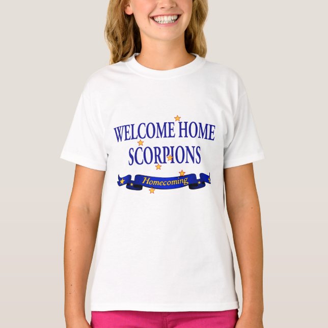 Welcome Home Scorpions T-Shirt (Front)