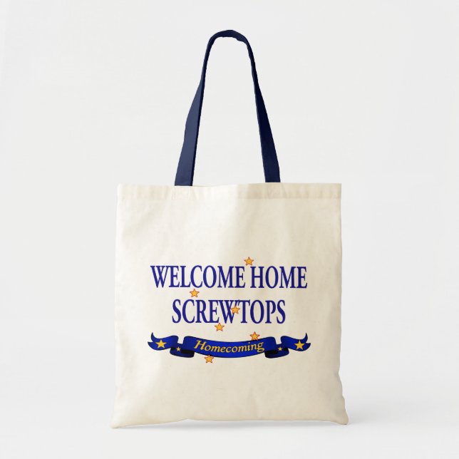 Welcome Home Screwtops Tote Bag (Front)
