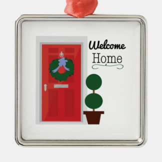  Welcome  Home  Christmas Tree Decorations  Baubles Zazzle 
