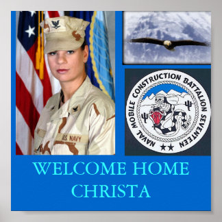 WELCOME HOME SOLDIER POSTER