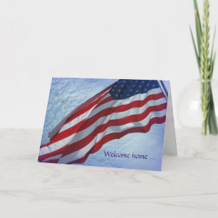 Welcome Home - Thank You - Military Greeting Card