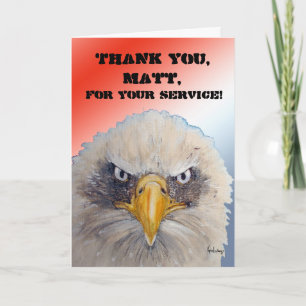 Welcome Home Thank Your For Your Service Military Thank You Card