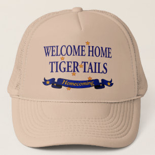 Welcome Home Tiger Tails Trucker Hat
