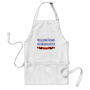 Welcome Home USS Abraham Lincoln Standard Apron