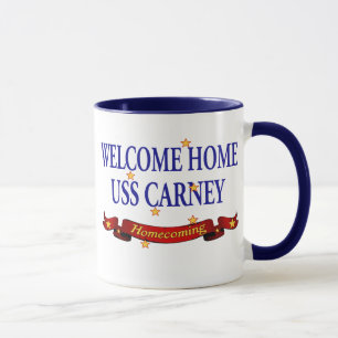 Welcome Home USS Carney Mug