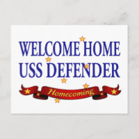 Welcome Home USS Defender