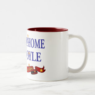 Welcome Home USS Doyle Two-Tone Coffee Mug