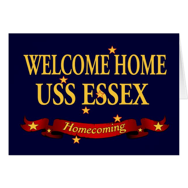 Welcome Home USS Essex (Front Horizontal)
