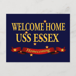 Welcome Home USS Essex Postcard