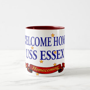 Welcome Home USS Essex Two-Tone Coffee Mug