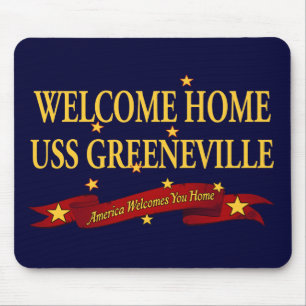 Welcome Home USS Greeneville Mouse Mat